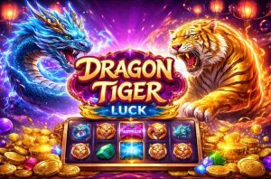 Mesa virtual do jogo Dragon Tiger Luck no BR001 Cassino